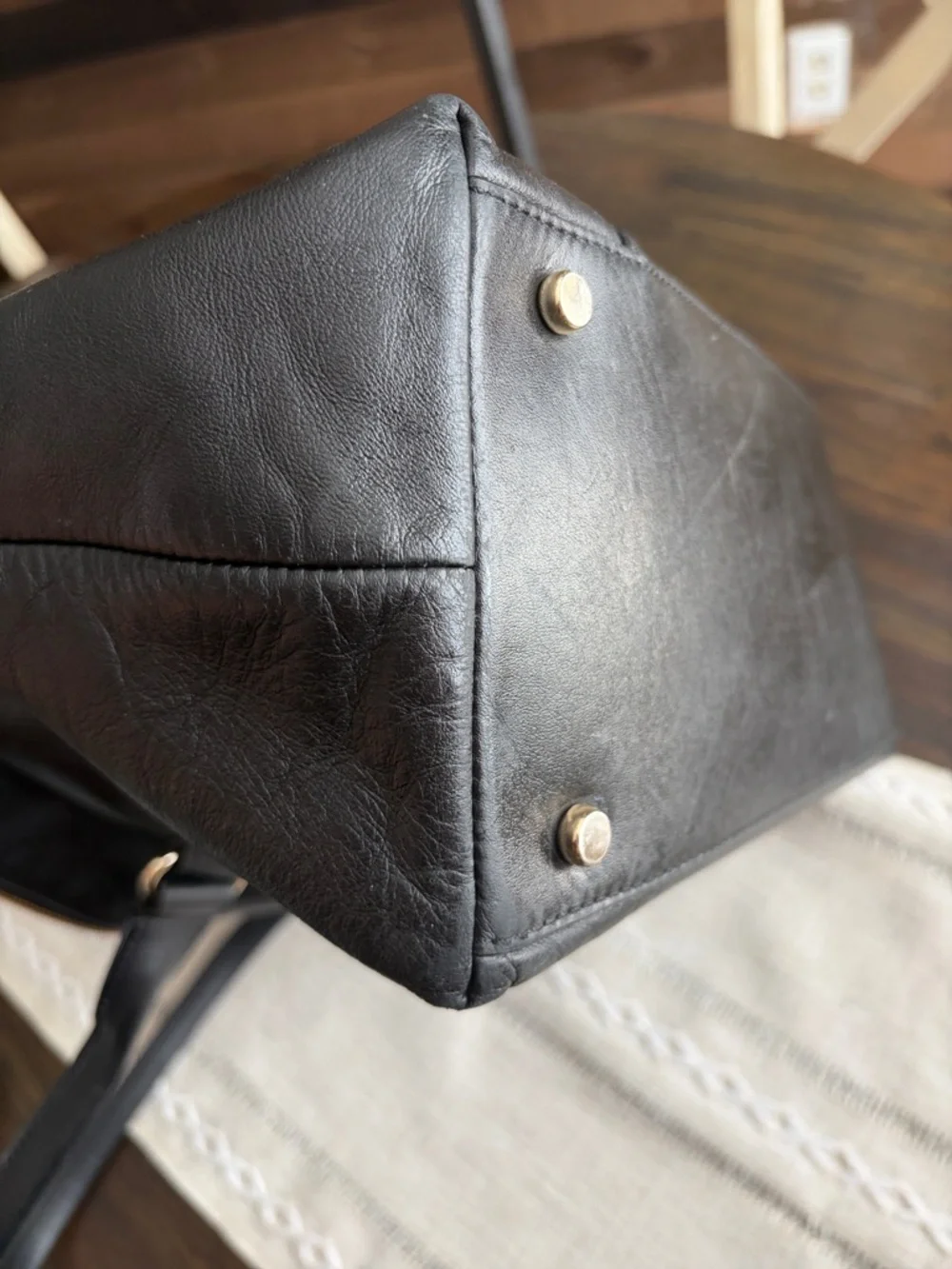 Kate Spade Hampton Theresa Large Tote Leather Shoulder Bag with Turn-Lock - Picture 10 of 16